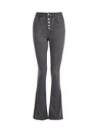 Dorothy Perkins Charcoal 4 Buttons Shape & Lift Jeans