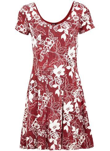 Dorothy Perkins *izabel London Red Fit And Flare Dress