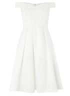 Dorothy Perkins *white Bridal 'tabitha' Skater Dress