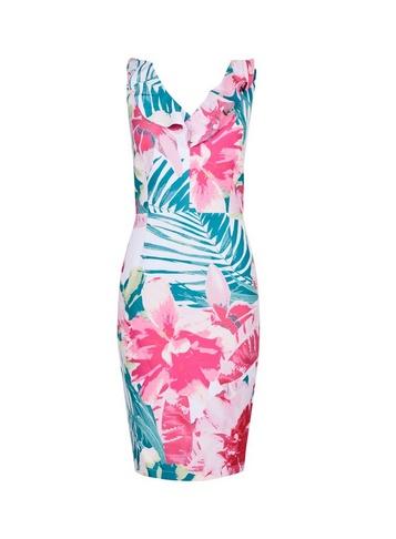 *showcase Pink Floral Print Blake Dress