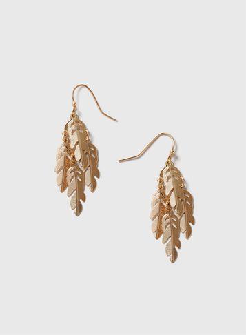 Dorothy Perkins Leaf Drop Earrings