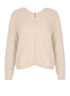 Dorothy Perkins *voulez Vous Cream Solid Zip Cardigan