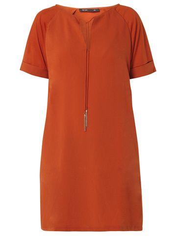 Dorothy Perkins *first & I Orange Tie Detail Top