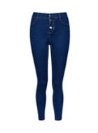 Dorothy Perkins Petite Blue 'frankie' Super Soft Skinny Jeans