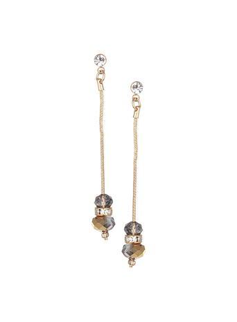 Dorothy Perkins Gold Bead Drop Earring