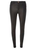 Dorothy Perkins Black Coated Frankie Super Skinny Jeans