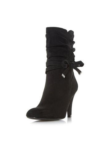 Dorothy Perkins *head Over Heels By Dune Black Rayna Heeled Boots