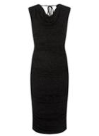 Dorothy Perkins *billie & Blossom Black Side Ruched Bodycon Dress