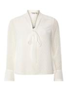 Dorothy Perkins Petite Ivory Pussybow Blouse