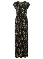 Dorothy Perkins *tall Multi Coloured Printed Tie Waist Maxi Dress