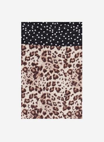 Dorothy Perkins Black Mixed Animal Print Scarf