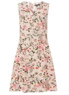 Dorothy Perkins Blush Floral Print Fit And Flare Dress