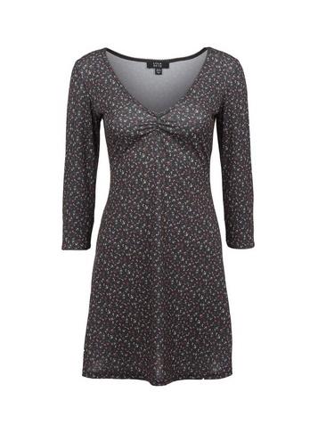 *lola Skye Black Ditsy Print Dress