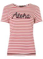 Dorothy Perkins Red Stripes Aloha Motif T-shirt