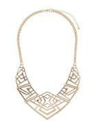 Dorothy Perkins Aztec Gold Collar Necklace