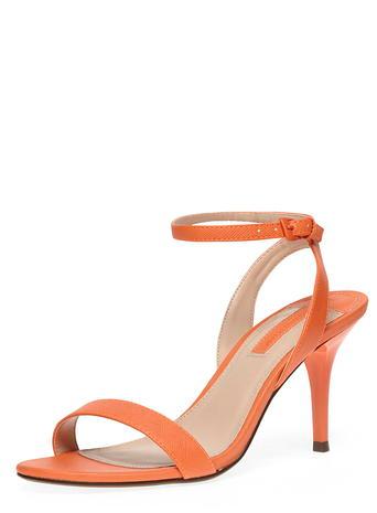 Dorothy Perkins Orange Minimal Low Heel Sandals
