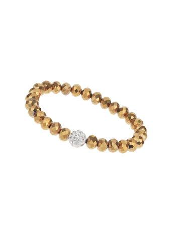 Dorothy Perkins Gold Beaded Stretch Bracelet