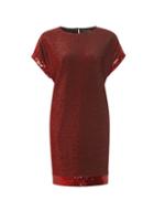 Dorothy Perkins Red Sequin Shift Dress