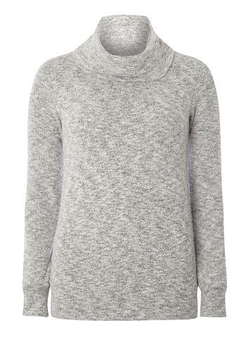 Dorothy Perkins Grey Cowl Neck Top