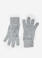 Dorothy Perkins Grey Glitter Knit Gloves