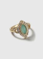 Dorothy Perkins Green Stone Set Ring
