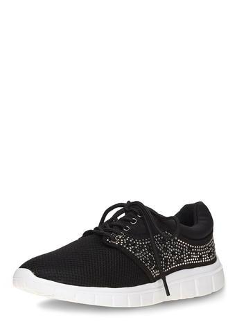 Dorothy Perkins Black Diamante Trainers