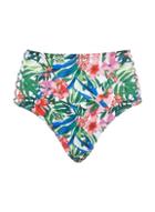 *pieces Multi Colour Tropical Print Bikini Bottoms
