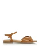 Dorothy Perkins *head Over Heels By Dune Tan 'lannyy' Ladies Flat Sandals