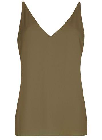 Dorothy Perkins *tall Khaki Deep V-neck Cami Top