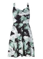 Dorothy Perkins Black Tropical Print Sundress