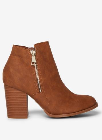Dorothy Perkins Ws Exclusive Tan 'antonia' Ankle Boots