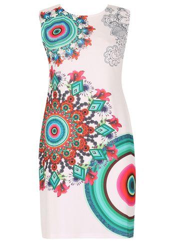 Dorothy Perkins *izabel Multi White Dress