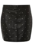 Dorothy Perkins Black Rhinestone Mini Skirt