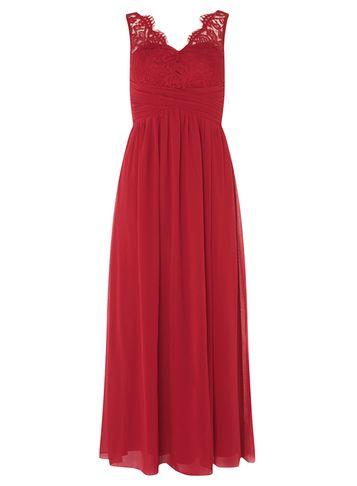 Dorothy Perkins *showcase Red Berry 'josie' Maxi Dress
