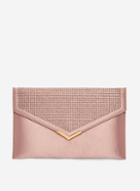 Dorothy Perkins Blush Embellished Bar Clutch Bag