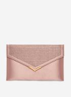 Dorothy Perkins Blush Embellished Bar Clutch Bag