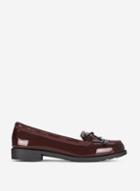 Dorothy Perkins Wide Fit Burgundy Letty Loafers