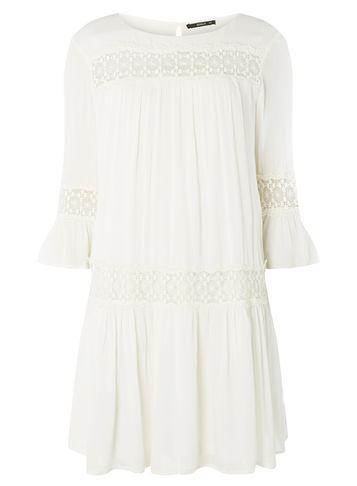 Dorothy Perkins *only White Smock Dress