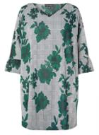 Dorothy Perkins *dp Curve Multi Coloured Floral Print And Checked Tunic