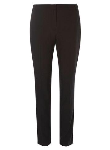 Dorothy Perkins Black Polyester Straight Leg Trousers