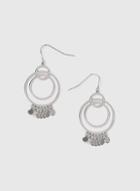 Dorothy Perkins Silver Flat Link And Drop Earrings