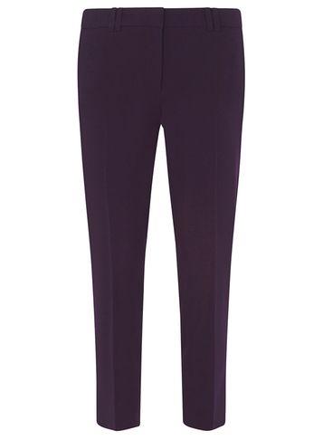 Dorothy Perkins Purple Double Loop Ankle Grazer Trousers