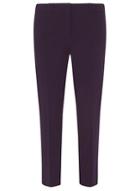 Dorothy Perkins Purple Double Loop Ankle Grazer Trousers