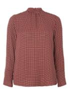 Dorothy Perkins Red Spot Bell Sleeve Blouse