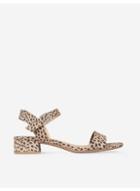 Dorothy Perkins Wide Fit Multi Coloured Animal Print Heeled Sandals