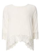 Dorothy Perkins *vila Cream Lace Back Top