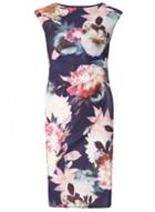 Dorothy Perkins *billie & Blossom Navy Floral Bodycon Dress