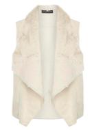 Dorothy Perkins Ivory Faux Shearling Gilet