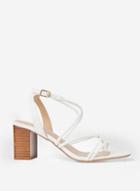 Dorothy Perkins White 'saigon' Block Heeled Sandals
