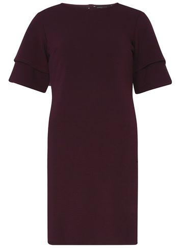 Dorothy Perkins Berry Double Ruffle Shift Dress
